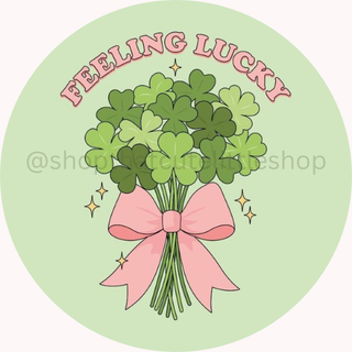 Lucky Bouquet Button