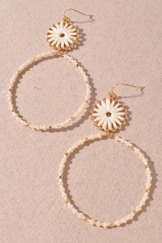 Sheila Earrings Ivory