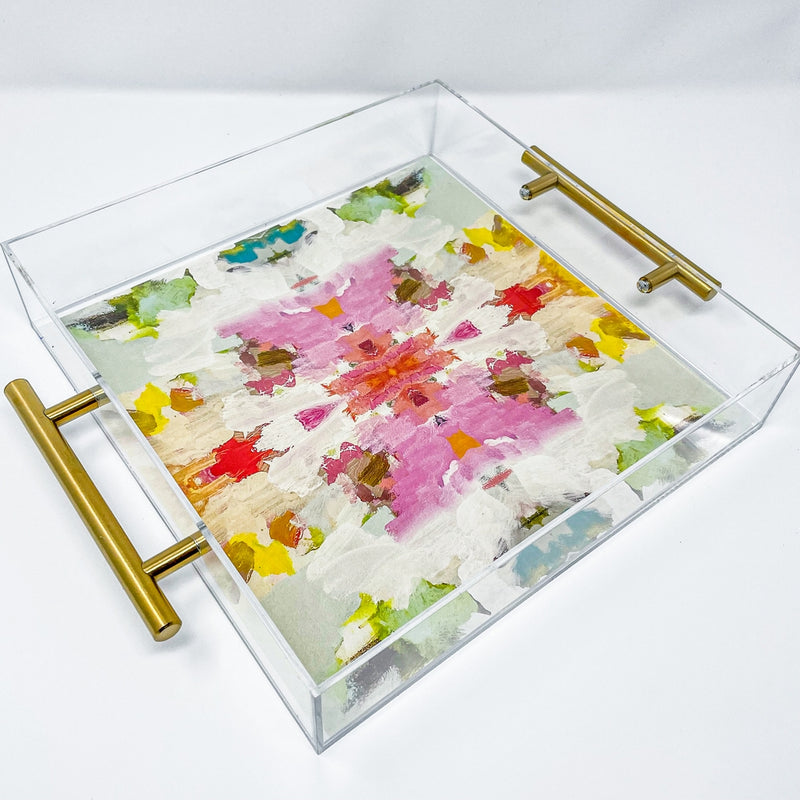Laura Park Designs Print Large Tray