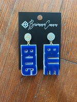 Big Blue Earrings