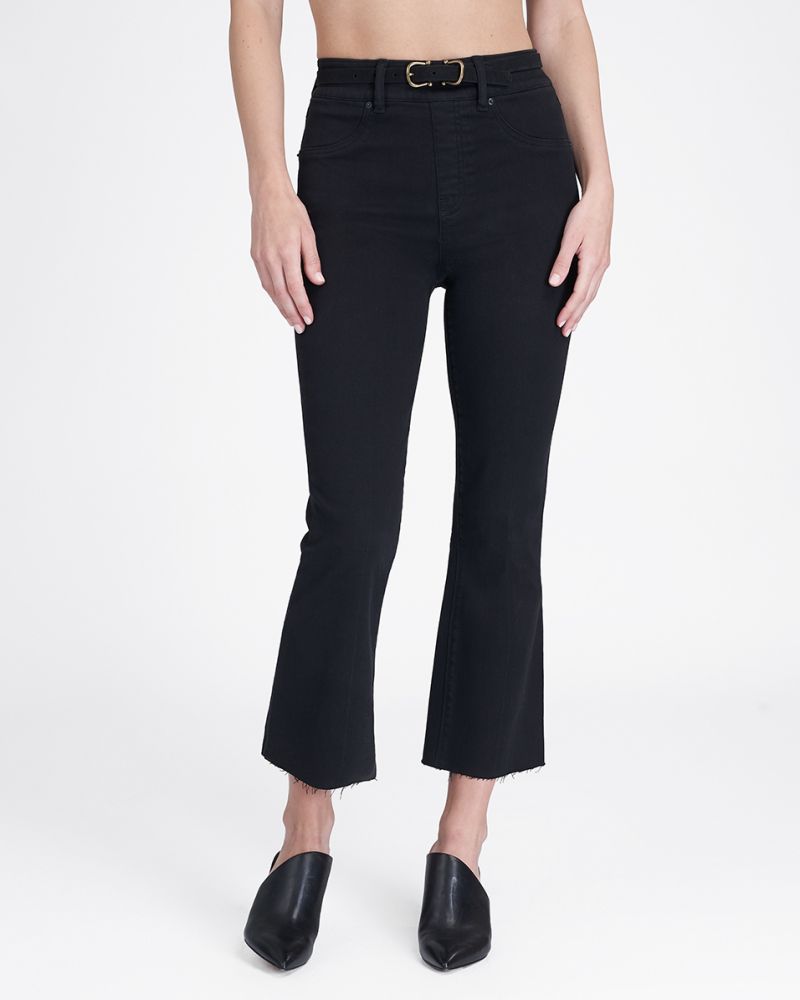 SPANX Cropped Flare Jeans Black – That Cute Little Shop